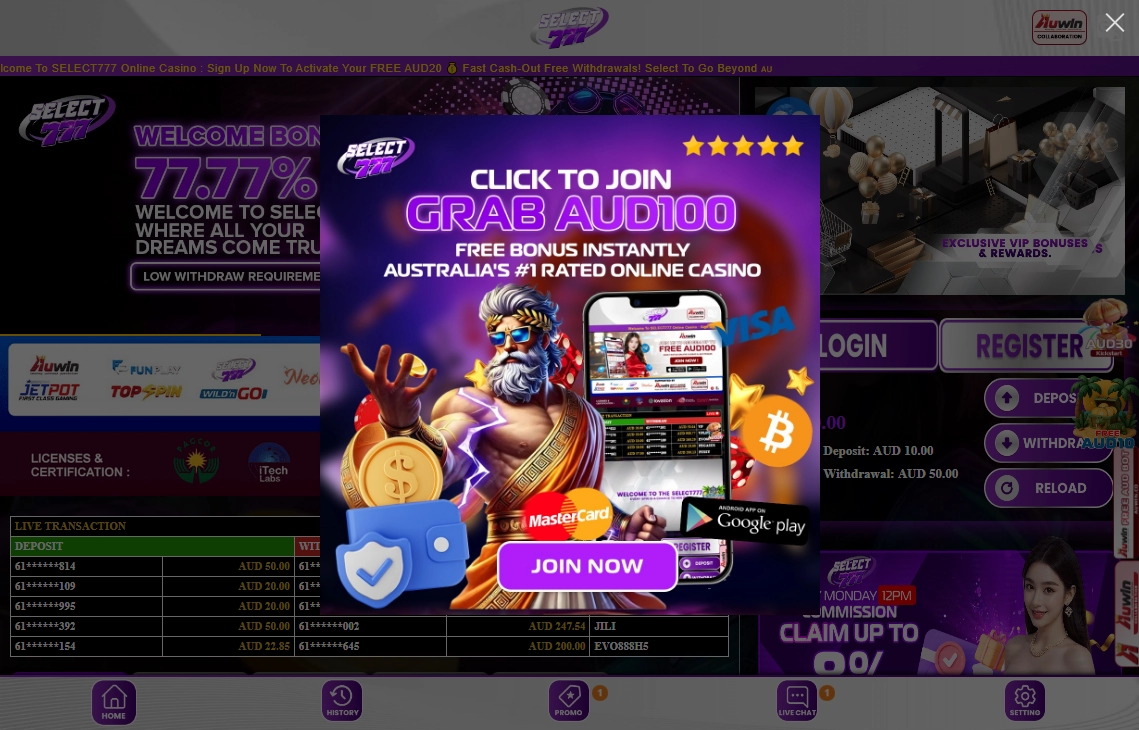 SELECT777 Casino